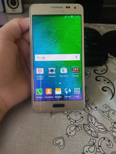 samsun a73: Samsung Galaxy Alpha, 32 GB, rəng - Qızılı, Sensor
