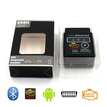 скание: Сканер OBD2, Bluetooth ELM327 V1.5 OBD 2, автомобильный