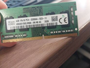 kompüter satisi: RAM 4gb İstifadə olunmuş 4 gb həcmində RAM - operativ yaddaş satılır