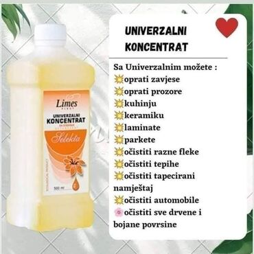 Kućna hemija i proizvodi za kuću: 🍀 UNIVERZALNI KONCENTRAT – Sve u jednom! Prirodno, efikasno — 12