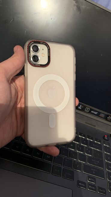 Apple iPhone: IPhone 11, 64 GB, Qara, Zəmanət, Barmaq izi, Simsiz şarj