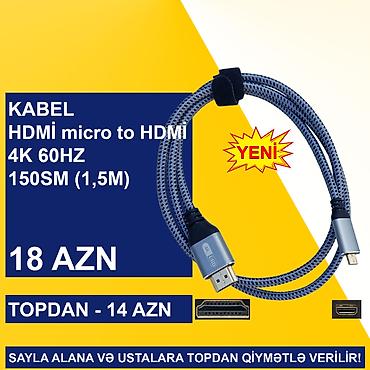Digər kompüter aksesuarları: HDMİ Kabellər SAYLA ALANA VƏ USTALARA TOPDAN QİYMƏTLƏ VERİLİR! ⭐Type-C — 10