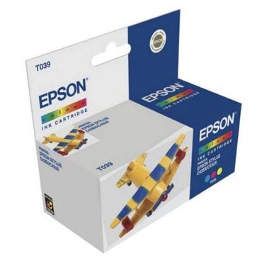 наклейки для ноутбуков: Картридж Epson T039 Color (C13T03904 A) оригинальный Бренд: Epson