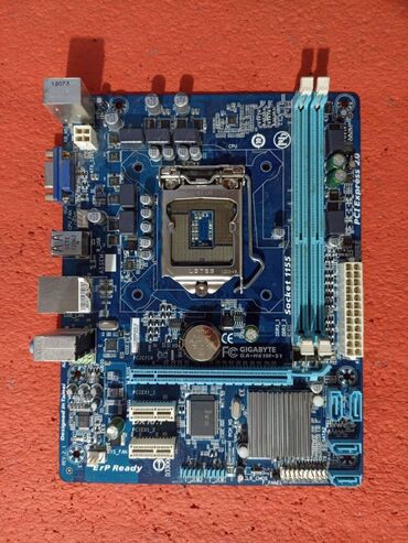 оперативная память ddr2 2 гб: Материнская плата, Б/у, Gigabyte, LGA1155, Micro-ATX, Для ПК