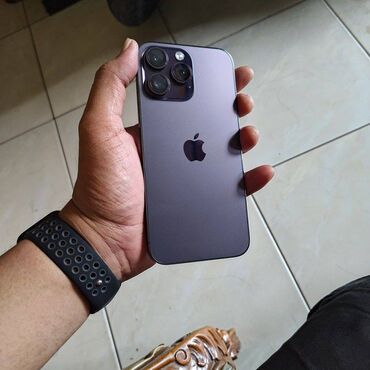 Apple iPhone: IPhone 14 Pro Max, 128 GB, Deep Purple, Barmaq izi