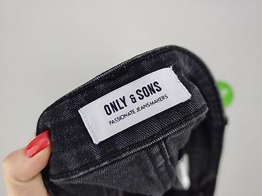100 len: ONLY & SONS, Jeansy dla mężczyzn, rozmiar S — 4