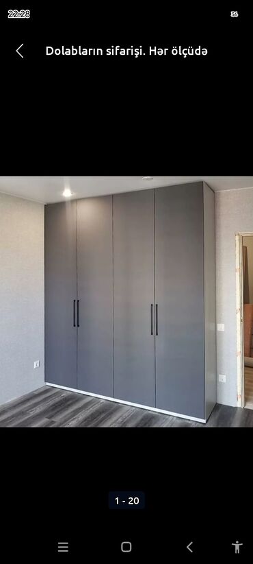 Dolablar: Açılan, 4 qapılı Düz dolab, Şifonyer, Türkiyə — 6