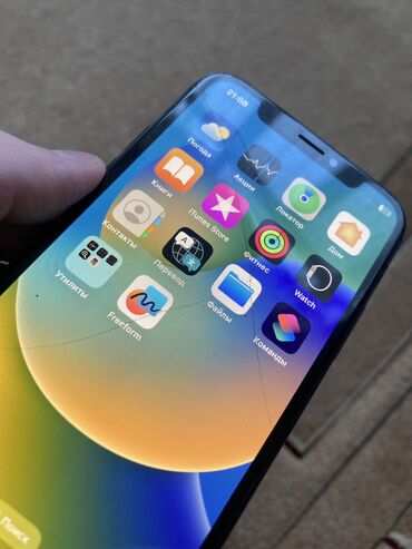 Apple iPhone: IPhone X, Б/у, 64 ГБ, Черный, Чехол, 60 % — 5