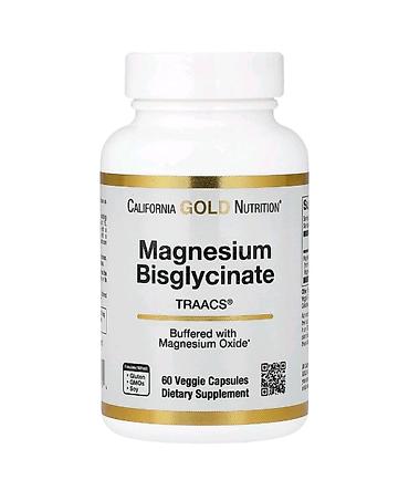 pisik gold: Məhsul: California Gold Nutrition Magnesium Bisglycinate (TRAACS) — 1