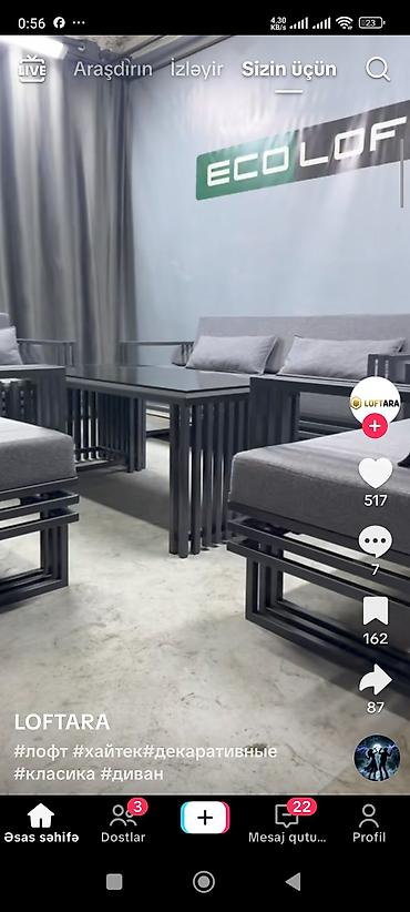 heyet ucun divan: Yeni, Divan, 3 kreslo, Bazasız, Açılmayan — 5