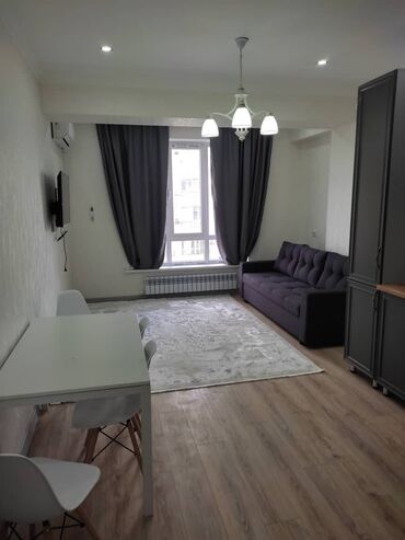 сниму квартиру в районе кызыл аскер: 2 комнаты, Агентство недвижимости, Без подселения, С мебелью полностью