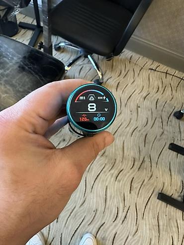 volt sunkası: Thunderlord Power Peşekar tattoo aparatı - Rəng: mavi-alüminium - — 3