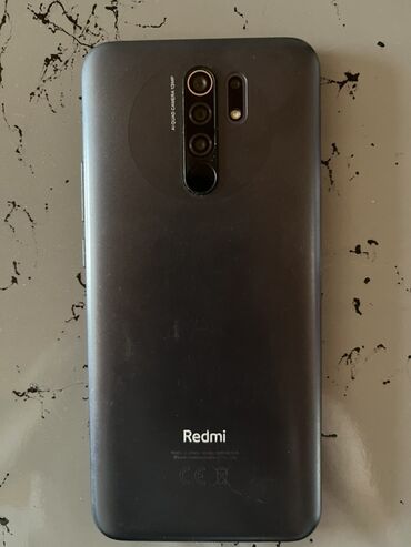 телефон fly evo tech 4: Xiaomi Redmi 9, 64 ГБ, цвет - Черный, 
 Две SIM карты