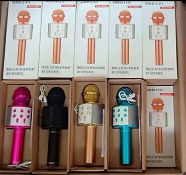 Mikrofoni: Mikrofon karaoke WS-858 Cena 1700din Dostupan u više boja! svetlo — 9