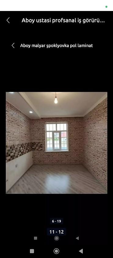 Malyar işləri: Aboy ustası prafsenal iş görürük cəld ve səliqəli.2 nəfər ustayiq -da lalafo.az — 11 Malyar işləri: Aboy ustası prafsenal iş görürük cəld ve səliqəli.2 nəfər ustayiq — 11