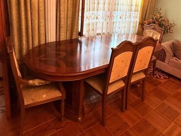 Sifarişlə divanlar: Qonaq otağı üçün, İşlənmiş, 8 stul