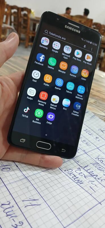 telefon s: Samsung Galaxy J7 Prime, 16 GB, rəng - Qara, Sensor