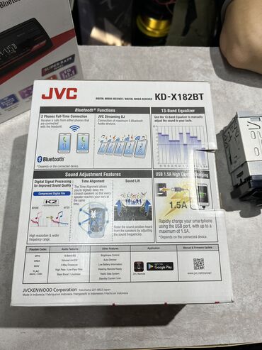 Магнитолы: Jvc оригинал. Jvc kdx 282. Модель с блютузом. Сборка ИНДОНЕЗИЯ — 7