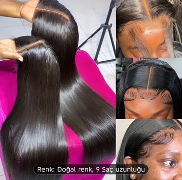 Təbii saçlar, pariklər: Parik, Təbii, Yeni — 5