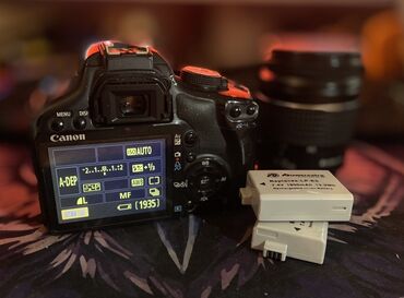 купить ноутбук в бишкеке в рассрочку: Бодрый старичок фотоаппарат canon t1i (500D) Матрица - кроп 15.1 мп В