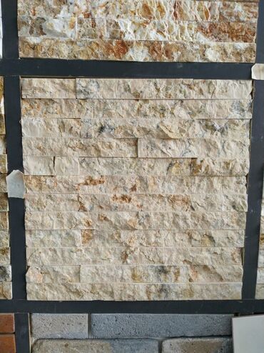 guneş paneli: Təbii dekorativ daş panellər - Material: təbii daşdan yığma dekorativ