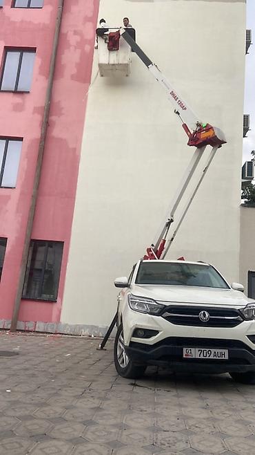 Услуги автовышки для высотных работ. Описание: - Компактные автовышки