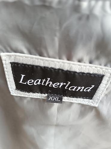 ps sakoi snizenje: Leatherland kožna moto jakna – siva, “washed” efekat - Materijal — 10