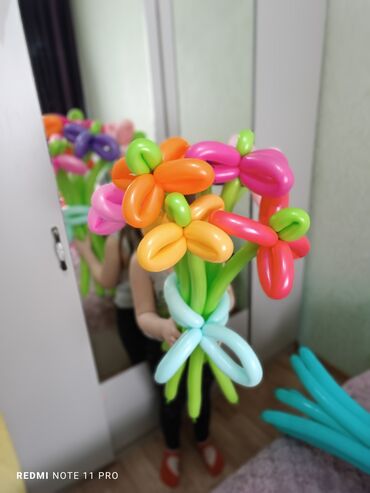 детские домики игрушки: Цветы из шариков на заказ в любых расцветках! Букет из 7 цветков