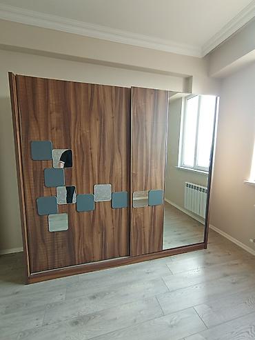 guzgu boydan: Yataq otağı üçün şkaf-garderob - Material: ağac teksturasında laminat — 1