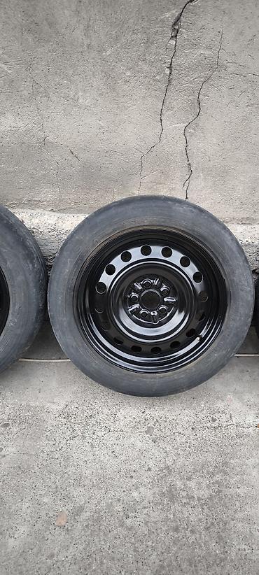 Унаа: Дөңгөлөктөр монтажда 205 / 55 / R 16, All-season, Колдонулган, Комплект, Темир, тешиктери - 5 — 4