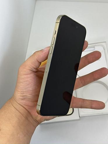 компьютеры hp (hewlett packard): IPhone 14 Pro Max, Б/у, 512 ГБ, Золотой, Коробка, 79 % — 5