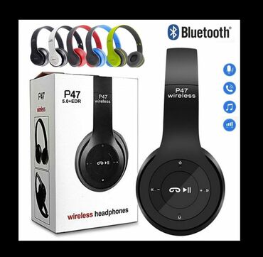 bluetooth aux: 💥 Məhşur P47 Modeli 💥 ✅ Model: P47 5.0 +EDR 🚉 M/s çattırılma