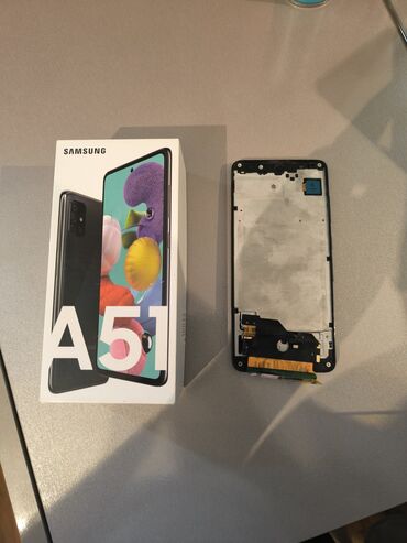 cin nomre kimin adinadi: Samsung A51, 128 GB, rəng - Göy, İki sim kartlı