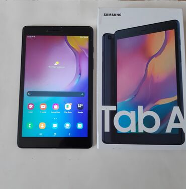 planset samsung: Samsunq Qalaxi Tab A 8. Nömrə gedir. Qutusu və adabtrı var. Yaddşı