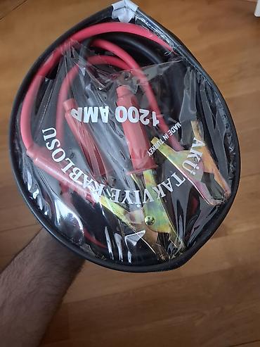 şarj aparati: Akkumulyator üçün start kabelləri (booster kabellər) - Güc: 1200 AMP — 2
