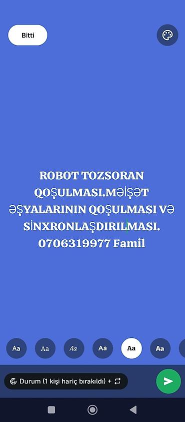 demir rewotka bag ucun: Təmir, Tozsoranlar, Evə gəlməklə — 1