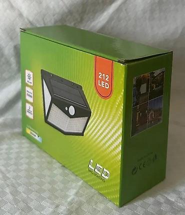 maxi staklene case: Solarna LED zidna lampa sa senzorom 212 dioda NOVO. OPIS PROIZVODA — 5