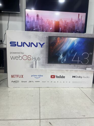 televizor alıram: İşlənmiş Televizor Sunny 43" FHD (1920x1080), Pulsuz çatdırılma