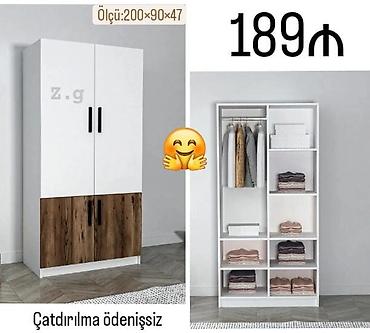 qarderob paltar dolabi: Dolab yeni qarderob paltar dolabı — 1