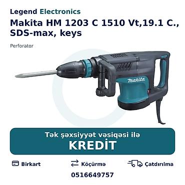 açar dest: Elan başlığı: Perforator Makita HM 1203 C 1510 Vt, 19.1 C., SDS-max — 1