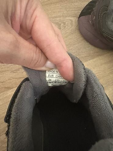 утеплённые кроссовки: Кроссовки, 34, New Balance, Б/у, цвет - Серый, Самовывоз — 5
