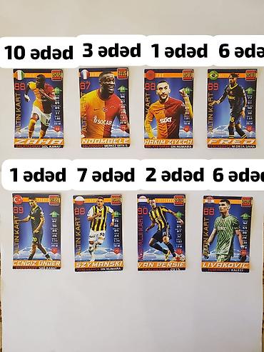 ronald: Məhsul: Futbolçu kolleksiya kartları dəsti Təsvir: - Müxtəlif — 8