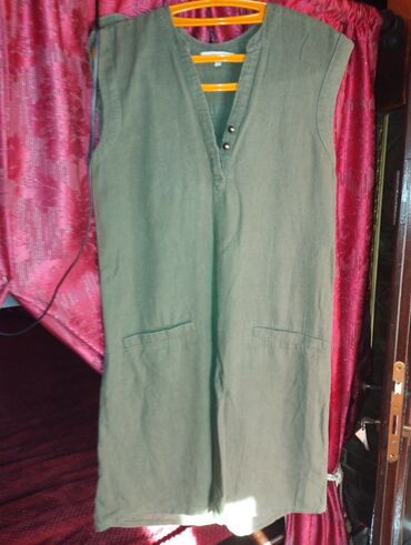 sinsay haljine za zene: M (EU 38), color - Green, Other style, Short sleeves