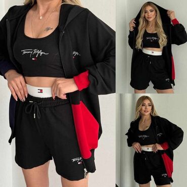 kapa sa usima koje se pomjeraju: Tommy Hilfiger, XS (EU 34), Sa ilustracijom, bоја - Crna