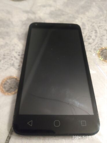 blackberry telefonları: Alcatel Pixi 4, rəng - Qara, Sensor, İki sim kartlı, Sənədlərlə