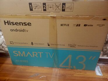 Televizorlar: Yeni Televizor Hisense 43" Ünvandan götürmə, Pulsuz çatdırılma, Ödənişli çatdırılma