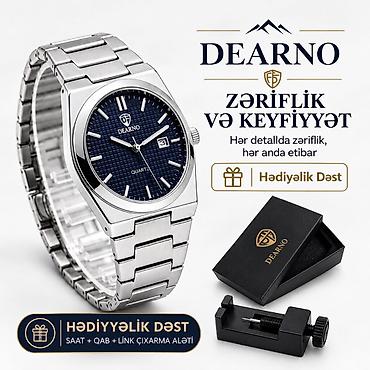 kameralı eynək qiyməti: DEARNO kişi qol saatı – zəriflik və keyfiyyət bir yerdə - Klassik — 1