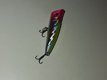 петличный микрафон: Поппер/воблер для спиннинга - Тип: поверхностная приманка (поппер) с