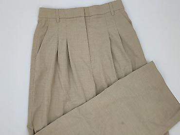 kremowy garnitur: H&M, Spodnie materiałowe damskie, rozmiar XS — 1