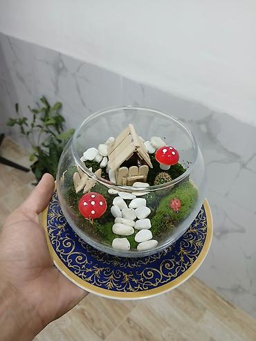 ev saat: Fiqur, Şüşə, rəng - Yaşıl — 1